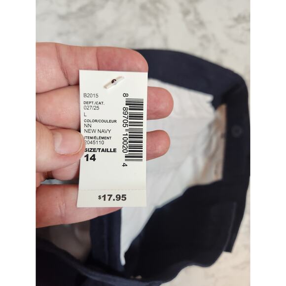 The Children's Place Boys‎ Navy Blue Chino Shorts Size 14 NWT - Picture 4 of 7